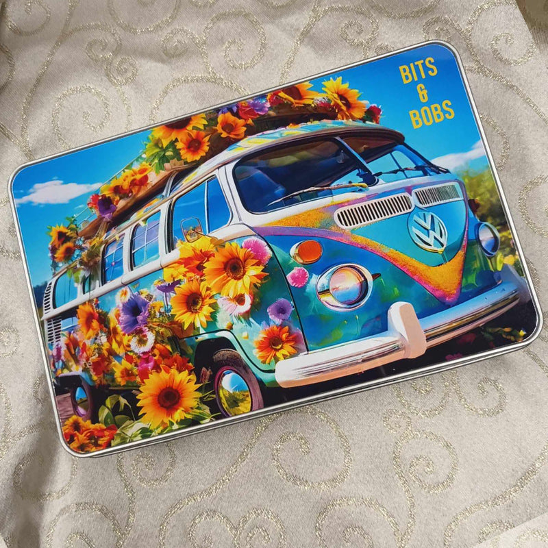 New Sunflower VW Camper van Tin - Ideal Gift - Reduced Until 30.11.25