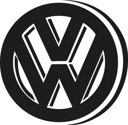 "3d VW Logo "Sticker ideal for any VW vehicle x1off (3 size options available)