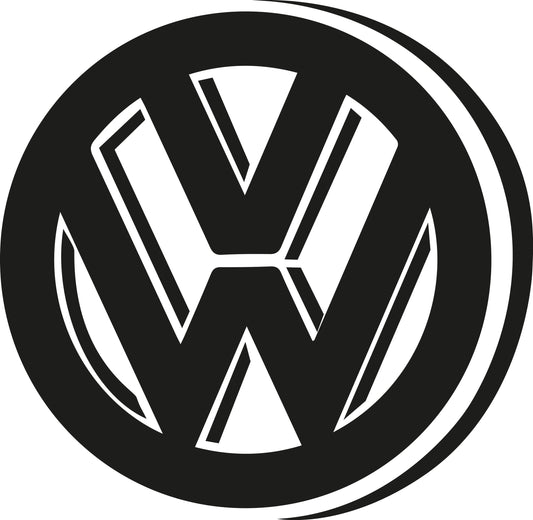 "3d VW Logo "Sticker ideal for any VW vehicle x1off (3 size options available)