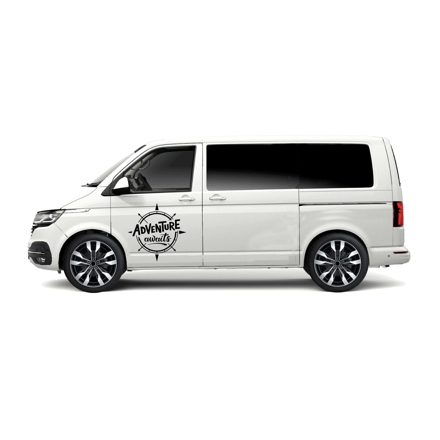 Adventure Awaits Vehicle Sticker ideal for any vehicle (4 size options available singles or pairs)