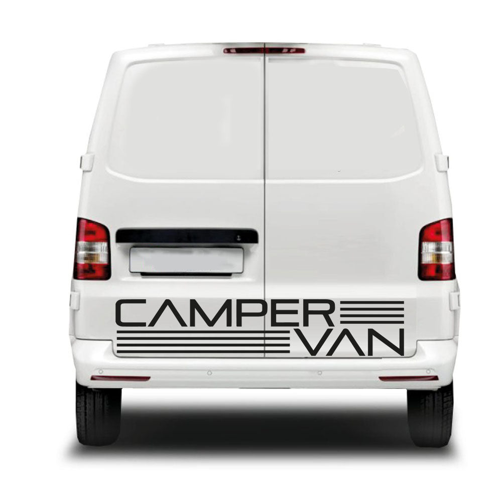 Camper Van Line Graphic Sticker ideal for any vehicle (4 size options available singles or pairs)