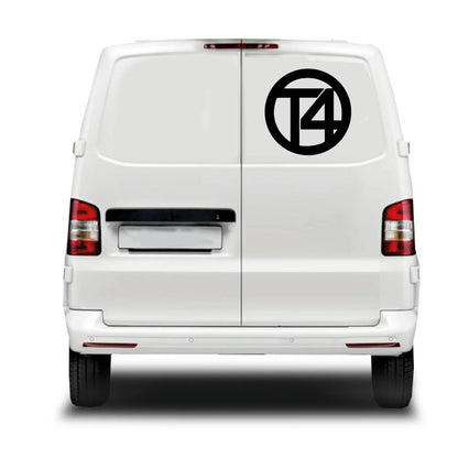 T4 VW Logo Sticker ideal for any VW vehicle (4 size options available singles or pairs)