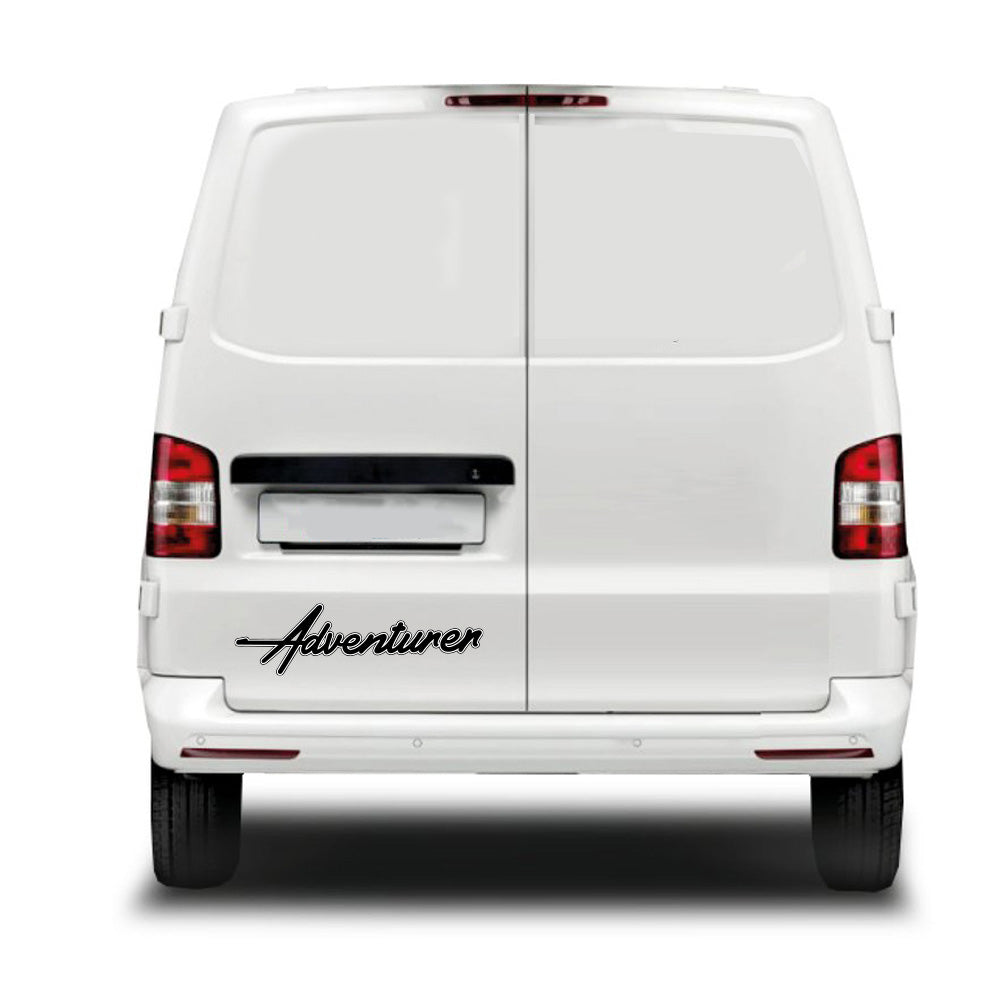 Adventurer Sticker ideal for any vehicle (4 size options available singles or pairs)