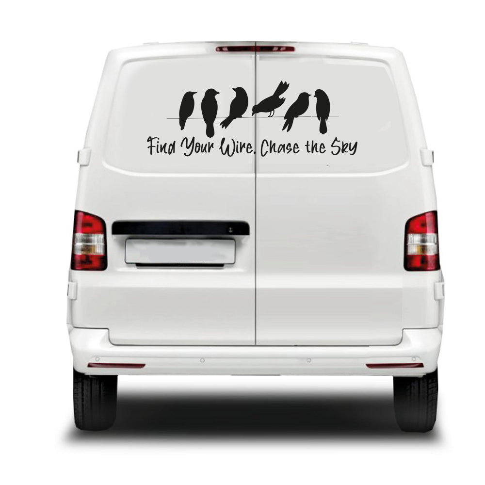 Find Your Wire Vehicle Graphic ideal for any vehicle (2 size options available singles or pairs)