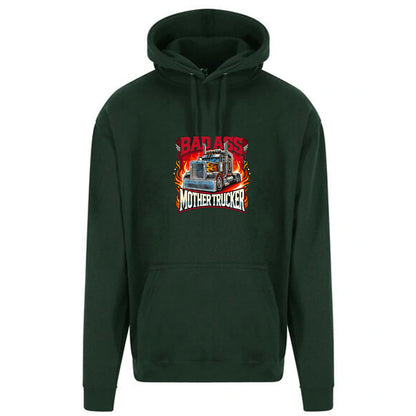 Unisex PRO RTX RX350 - Ultimate Comfort Pro Hoodie with Brushed Fleece with "Bad Ass Trucker" Graphic (Various Sizes)