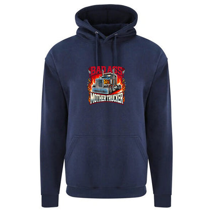 Unisex PRO RTX RX350 - Ultimate Comfort Pro Hoodie with Brushed Fleece with "Bad Ass Trucker" Graphic (Various Sizes)