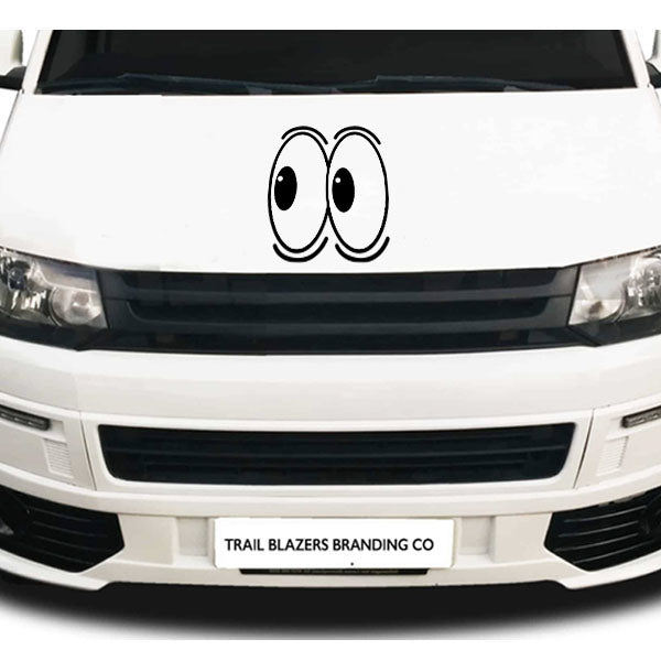 Big Pair Comical Eyes Sticker ideal for any vehicle (4 size options available)