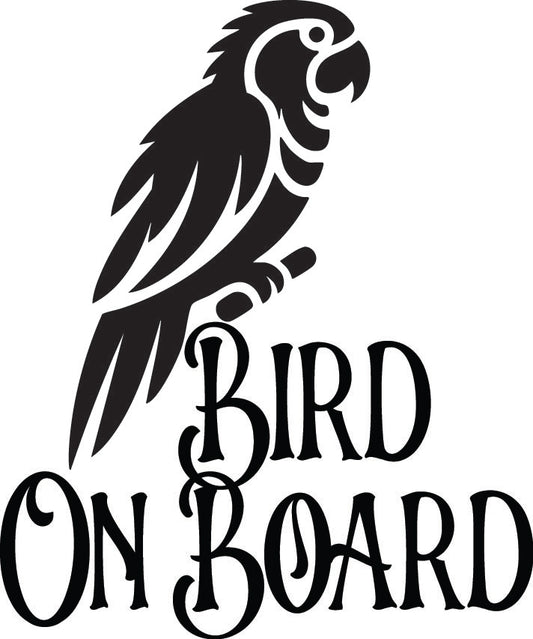 Bird On Board Logo 150mm Height x1of