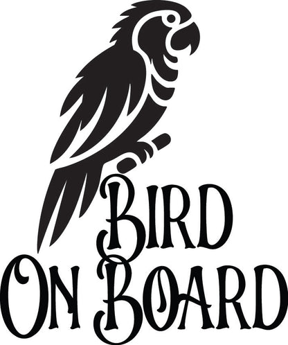 Bird On Board Logo 150mm Height x1of