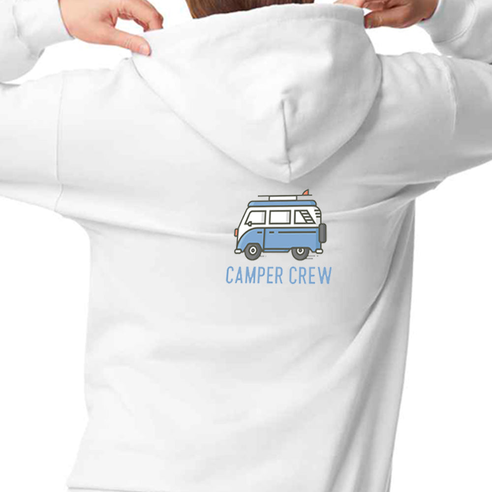 "Blue Camper Crew" Graphic - Unisex PRO RTX RX350 - Ultimate Comfort Pro Hoodie with Brushed Fleece  (Various Sizes)