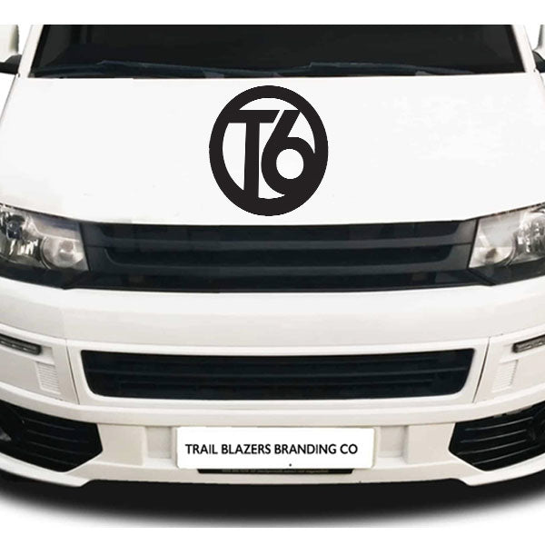 T6 VW Logo Sticker ideal for any VW vehicle (4 size options available singles or pairs)