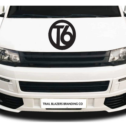 T6 VW Logo Sticker ideal for any VW vehicle (4 size options available singles or pairs)