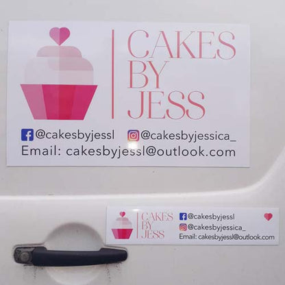 Magnetic Vehicle Signs (various sizes available)