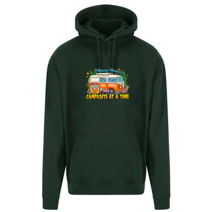 Unisex PRO RTX RX350 - Ultimate Comfort Pro Hoodie with Brushed Fleece with "One Campasite At a Time" Graphic (Various Sizes)