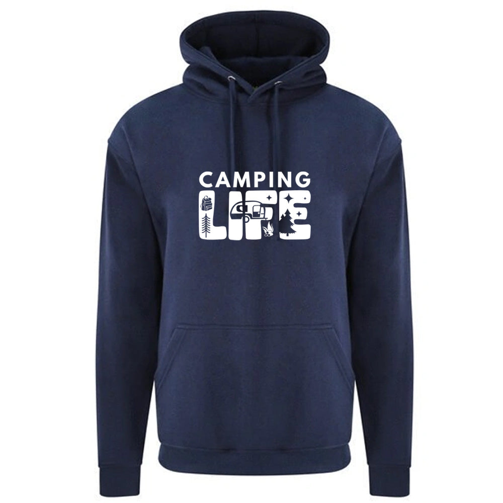 Unisex PRO RTX RX350 - Ultimate Comfort Pro Hoodie with Brushed Fleece with "Camper Life" Graphic (Various Sizes)