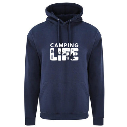 Unisex PRO RTX RX350 - Ultimate Comfort Pro Hoodie with Brushed Fleece with "Camper Life" Graphic (Various Sizes)