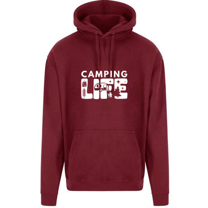 Unisex PRO RTX RX350 - Ultimate Comfort Pro Hoodie with Brushed Fleece with "Camper Life" Graphic (Various Sizes)