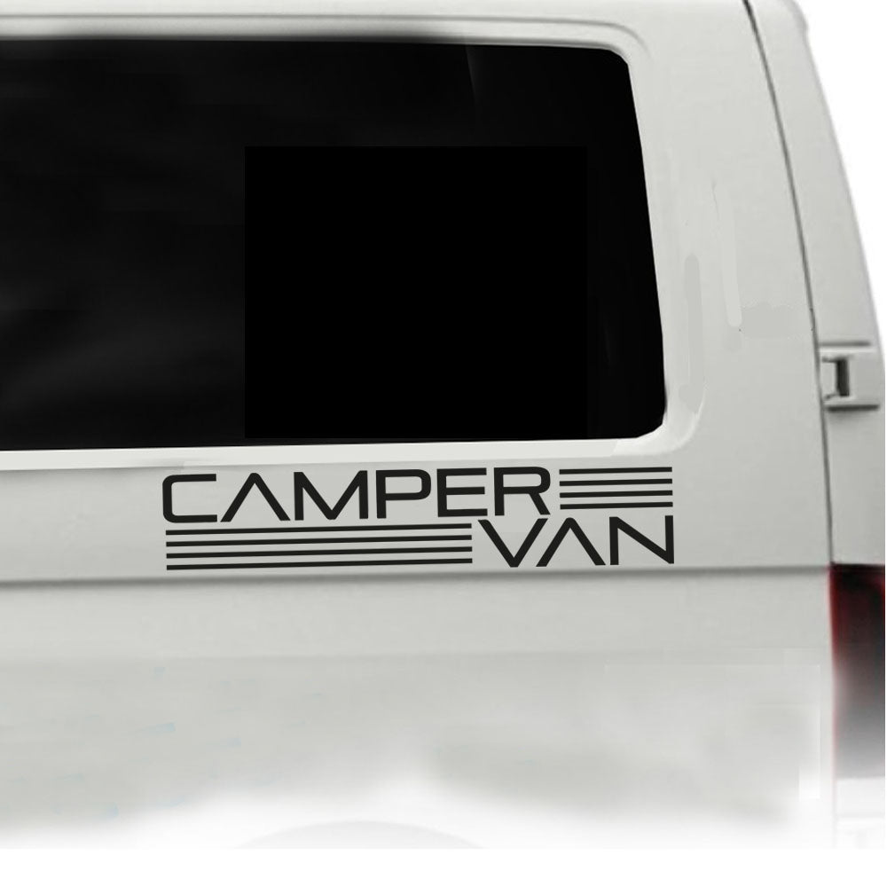 Camper Van Line Graphic Sticker ideal for any vehicle (4 size options available singles or pairs)