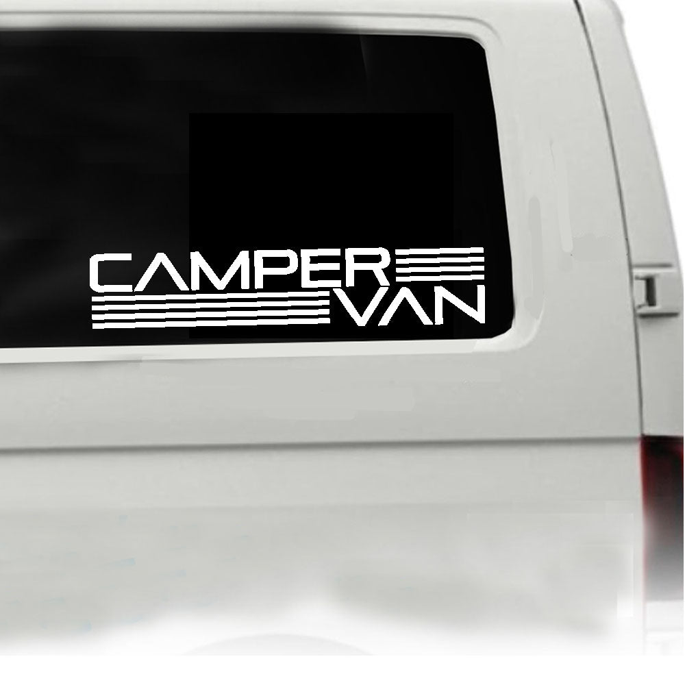 Camper Van Line Graphic Sticker ideal for any vehicle (4 size options available singles or pairs)