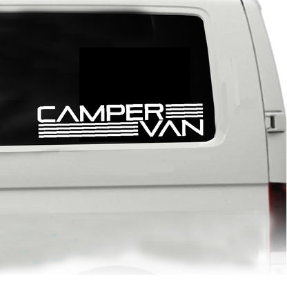 Camper Van Line Graphic Sticker ideal for any vehicle (4 size options available singles or pairs)