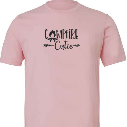 SALE! LAST ONE! Unisex Pink "Camp Fire Cutie" T shirt -XLarge -  Was £12.99