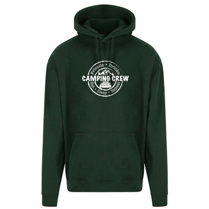 Unisex PRO RTX RX350 - Ultimate Comfort Pro Hoodie with Brushed Fleece with Camping Crew Graphic (Various Sizes)