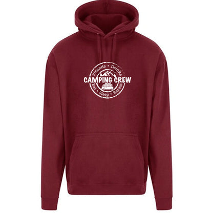 Unisex PRO RTX RX350 - Ultimate Comfort Pro Hoodie with Brushed Fleece with Camping Crew Graphic (Various Sizes)