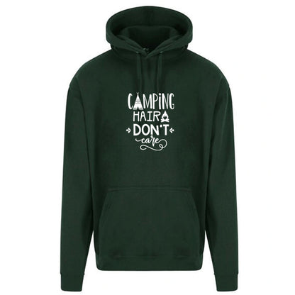 Unisex PRO RTX RX350 - Ultimate Comfort Pro Hoodie with Brushed Fleece with camping hair Don't Care Graphic (various Sizes Available)