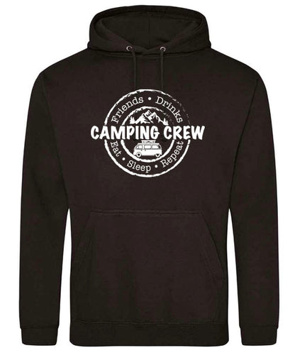 Unisex PRO RTX RX350 - Ultimate Comfort Pro Hoodie with Brushed Fleece with Camping Crew Graphic (Various Sizes)