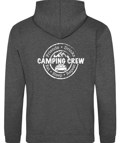 Unisex PRO RTX RX350 - Ultimate Comfort Pro Hoodie with Brushed Fleece with Camping Crew Graphic (Various Sizes)