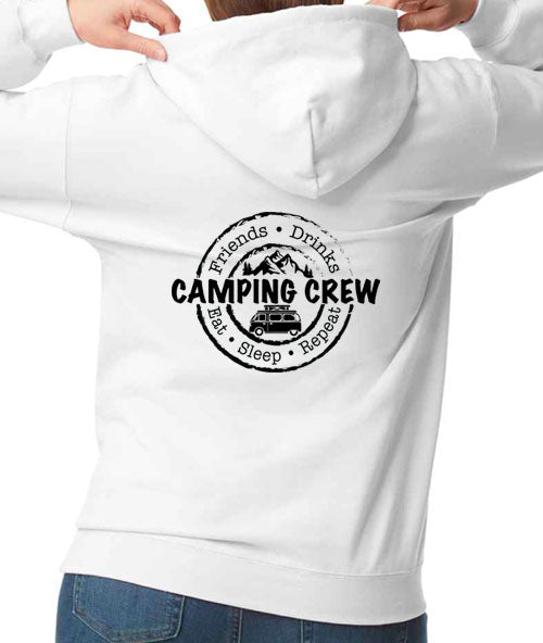 Zoodie: Unisex SoftStyle zoodie with "Camping Crew" on (Various colours & sizes available)