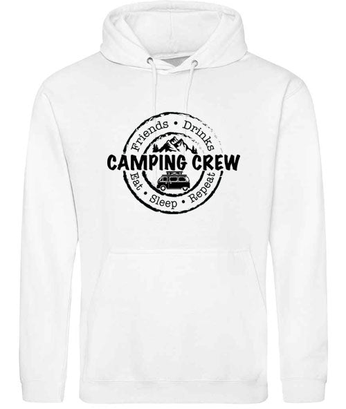 Unisex PRO RTX RX350 - Ultimate Comfort Pro Hoodie with Brushed Fleece with Camping Crew Graphic (Various Sizes)