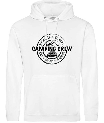 Unisex PRO RTX RX350 - Ultimate Comfort Pro Hoodie with Brushed Fleece with Camping Crew Graphic (Various Sizes)