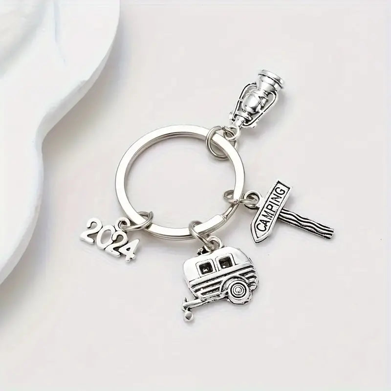 SALE!! 2024 Vintage Camper and Lantern Charm Keychain