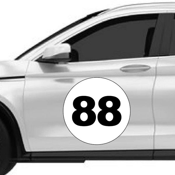 Circular Magnetic Vehicle Signs (various sizes available)
