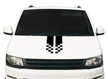 Cube Vinyl Stripe Bonnet Graphic