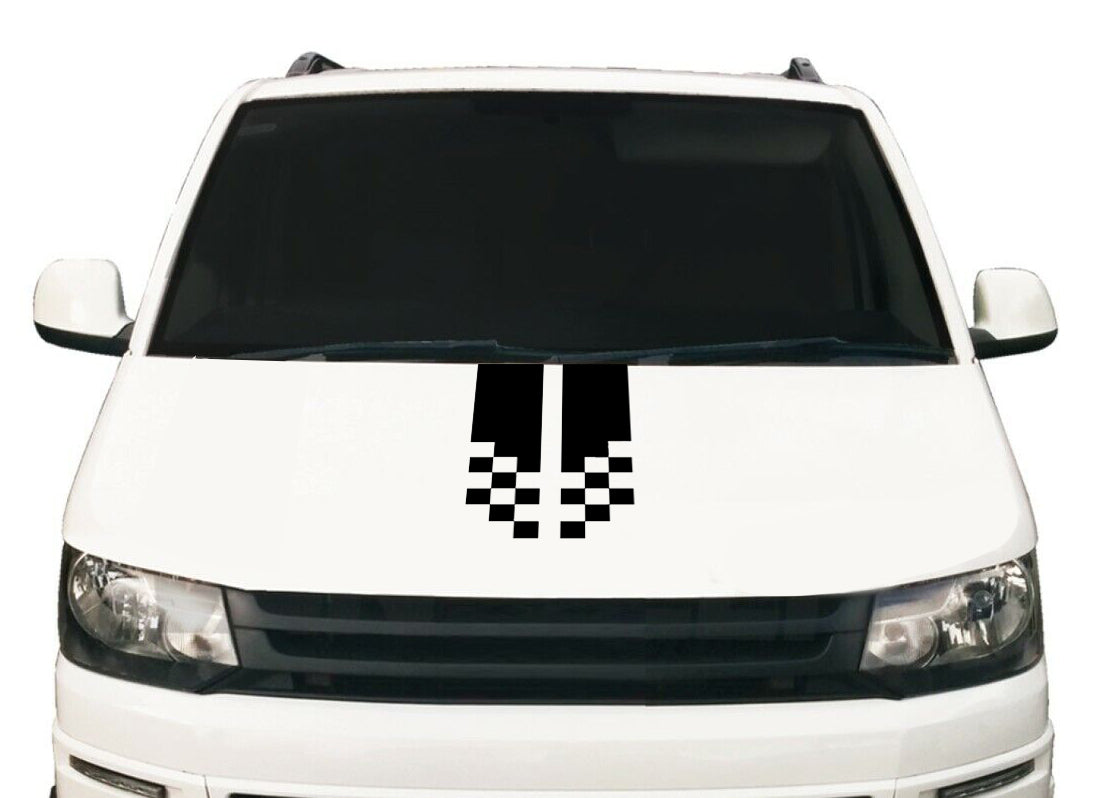 Cube Vinyl Bonnet/Tailgate Stripe x1 Off - Universal Vehicle ( Various & Size Options)