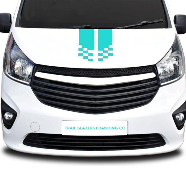 Cube Vinyl Bonnet/Tailgate Stripe x1 Off - Universal Vehicle ( Various & Size Options)