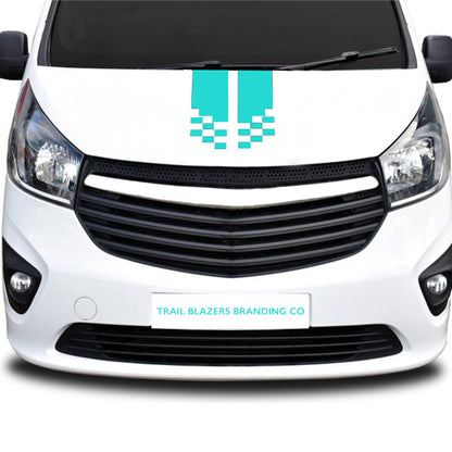 Cube Vinyl Bonnet/Tailgate Stripe x1 Off - Universal Vehicle ( Various & Size Options)