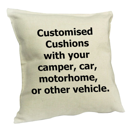 New Custom Printed Linen Cushion Cover (Options Available)