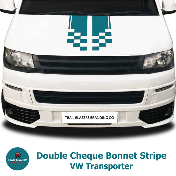 Cube with PinStripe Vinyl Bonnet/Tailgate Stripe x1 Off - Universal Vehicle ( Various & Size Options)