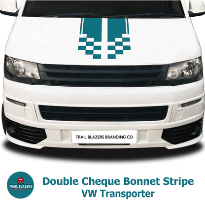 Cube with PinStripe Vinyl Bonnet/Tailgate Stripe x1 Off - Universal Vehicle ( Various & Size Options)