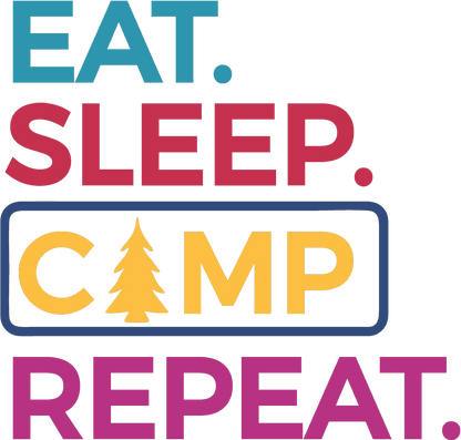 Unisex PRO RTX RX350 - Ultimate Comfort Pro Hoodie with Brushed Fleece with "Eat Sleep Camp Repeat" Graphic (Various Sizes)