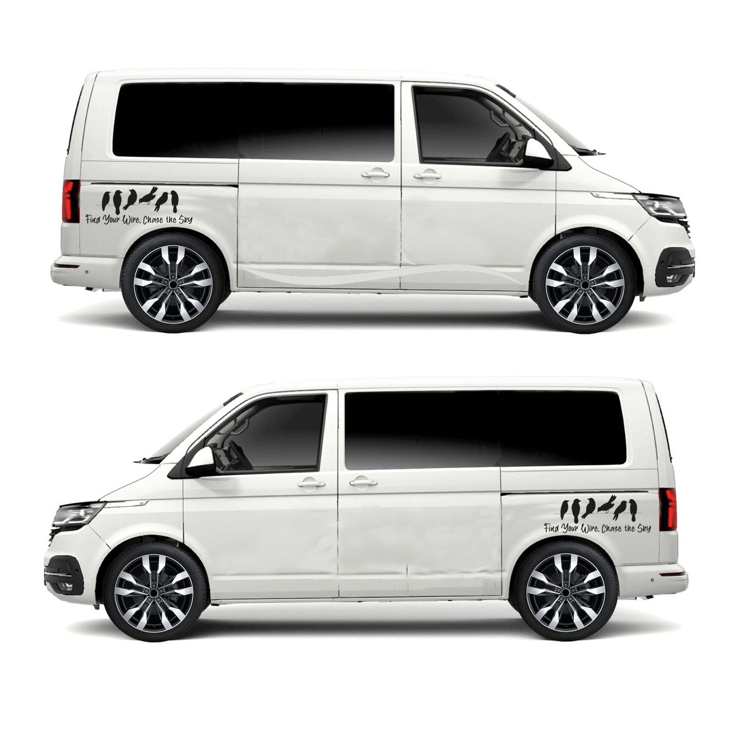 Find Your Wire Vehicle Graphic ideal for any vehicle (2 size options available singles or pairs)