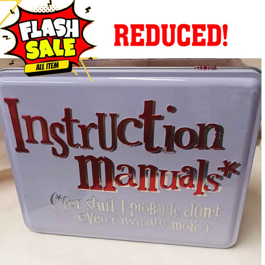 SALE! Instruction Manual Tin - Ideal Gift - Now £4.00