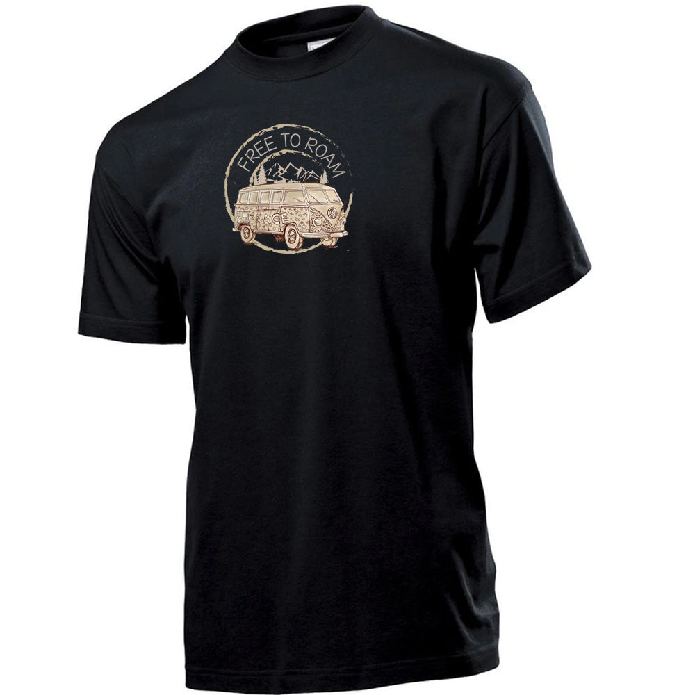 "Free To Roam Graphic" Premium Unisex Crew Neck Soft Cotton T-Shirt (Various colours & Sizes) (Copy)