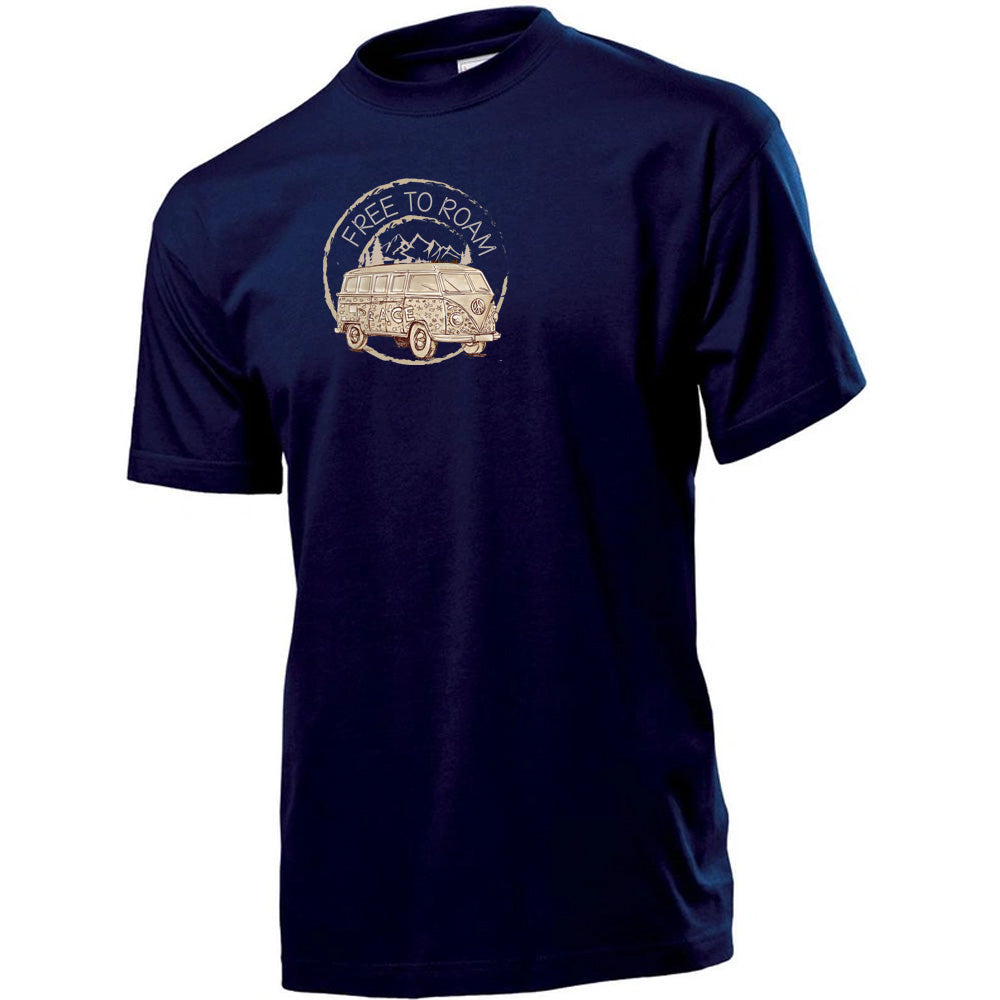 "Free To Roam Graphic" Premium Unisex Crew Neck Soft Cotton T-Shirt (Various colours & Sizes) (Copy)