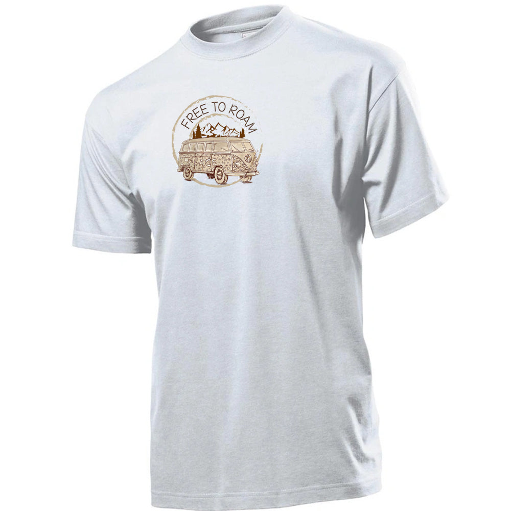 "Free To Roam Graphic" Premium Unisex Crew Neck Soft Cotton T-Shirt (Various colours & Sizes) (Copy)