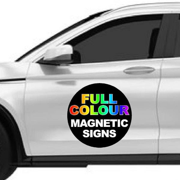 Circular Magnetic Vehicle Signs (various sizes available)