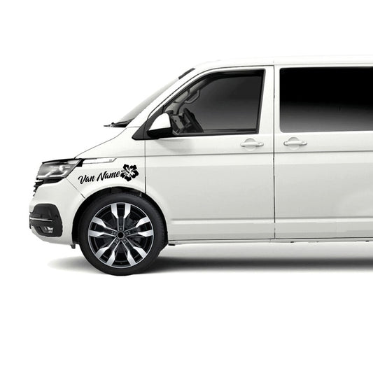 Custom Flower Camper | Motorhome | Car  Name Graphic x1off